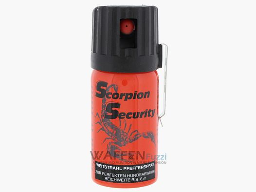 Pfefferspray 40 ml breedstraal Scorpion Security