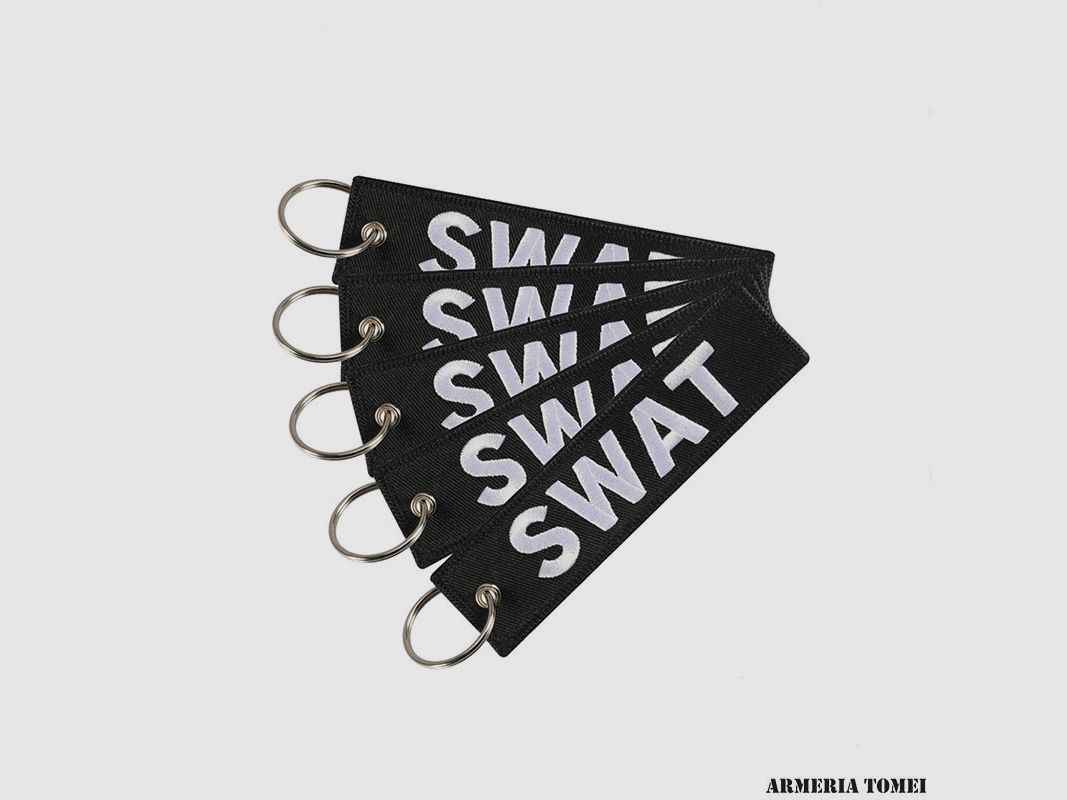 SWAT – PORTACHIAVI IN STOFFA RICAMATO