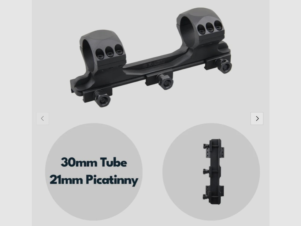 Vector Optics XASR-3010 X-Accu Blockmontage für 30mm Tubus, 21mm Picatinny, h= 32mm