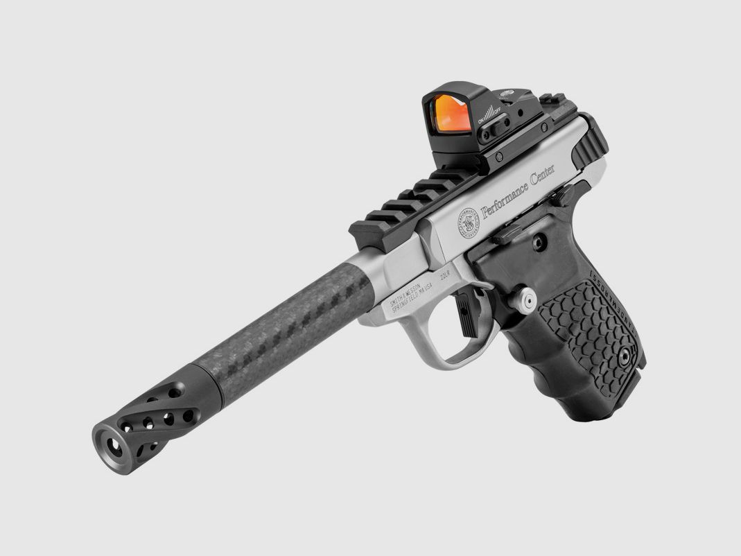 Smith & Wesson Pistol 'Performance Center' SW22 Victory Target Carbon Fiber 6' .22Lr., image 3 sur 6