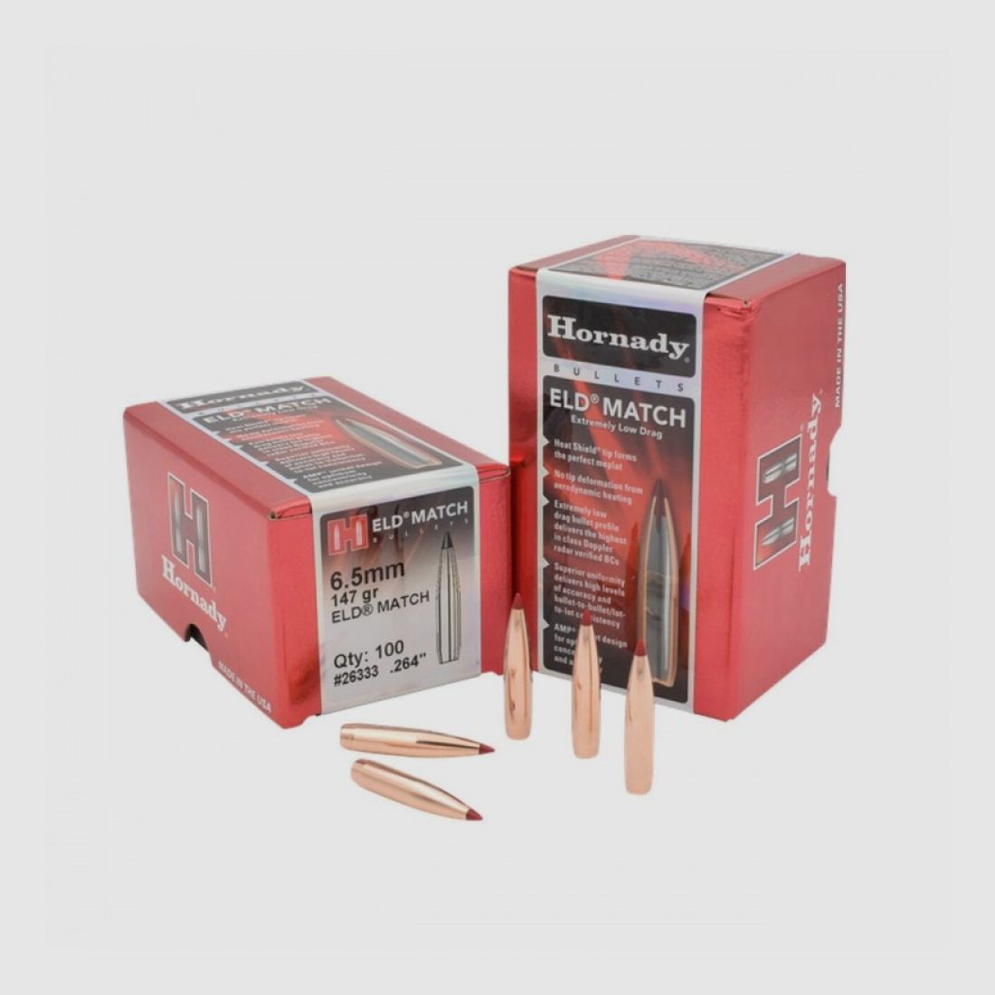 .264 Proiettili Hornady ELD 147 gr VE100