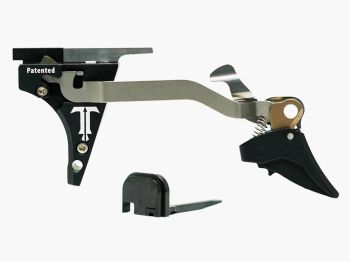 TRIGGERTECH ACE Glock Adjustable Trigger System - Black PRO Curved