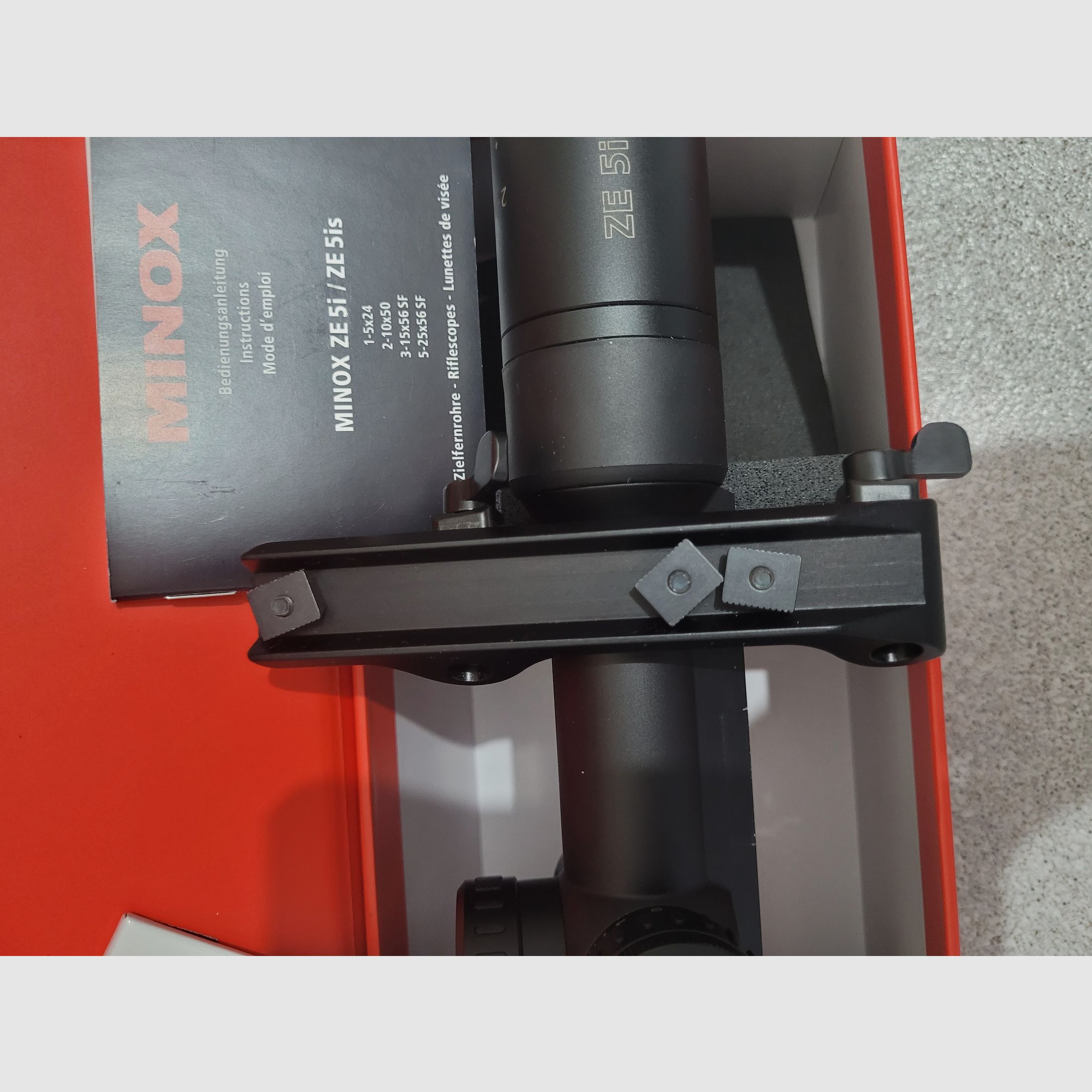 Minox 2-10x50 ZE5i S mit Schiene inkl. MAK BSM Blaser neuwertig!!!