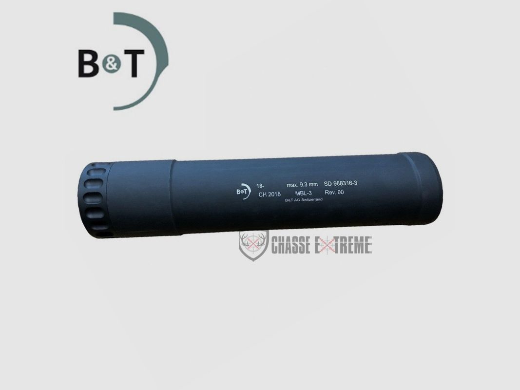 Suppressor B&T Monoblock 26x1.5 Cal 9.5mm Left-handed