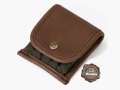 Funda de patron de AKAH de paño y cuero de alce