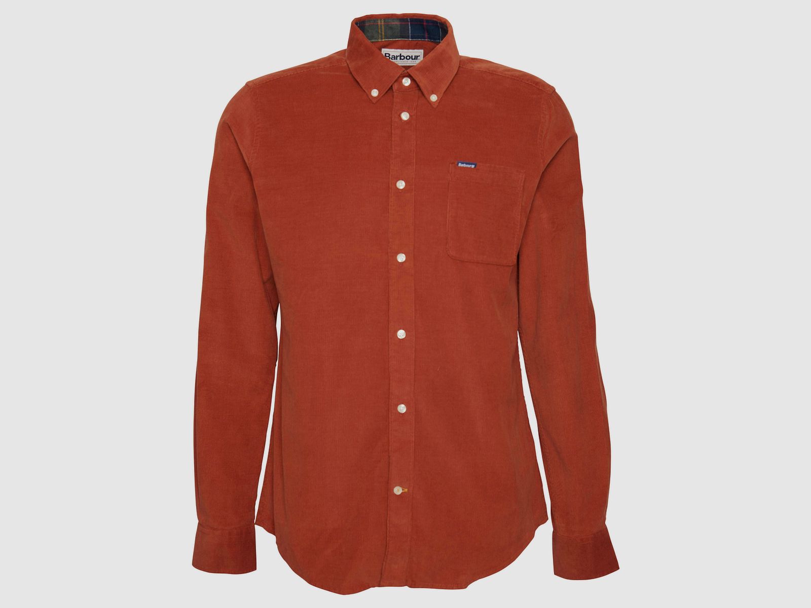 BARBOUR RAMSEY TAILORED SKJORTE, ORANGE, billede 1 af 2