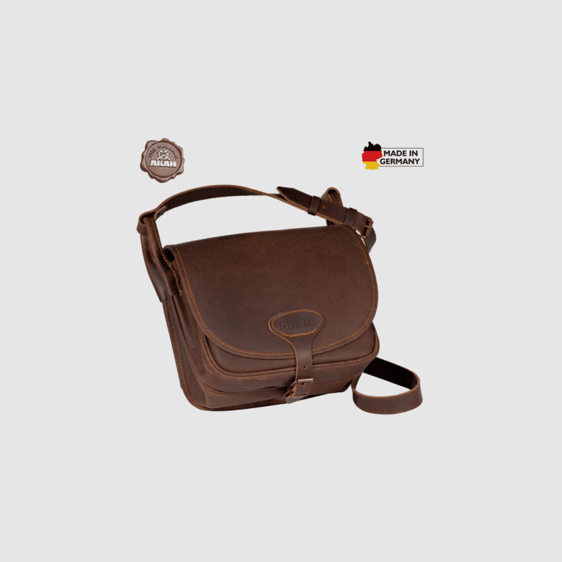 AKAH Förstertasche aus Pull-up Leder