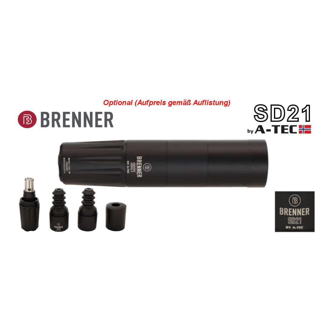 Brenner Komplettpaket:	 Brenner BR 20 Kunststoff- Schaft mit Hawke Endurance 2.5-10x50 Repetierer