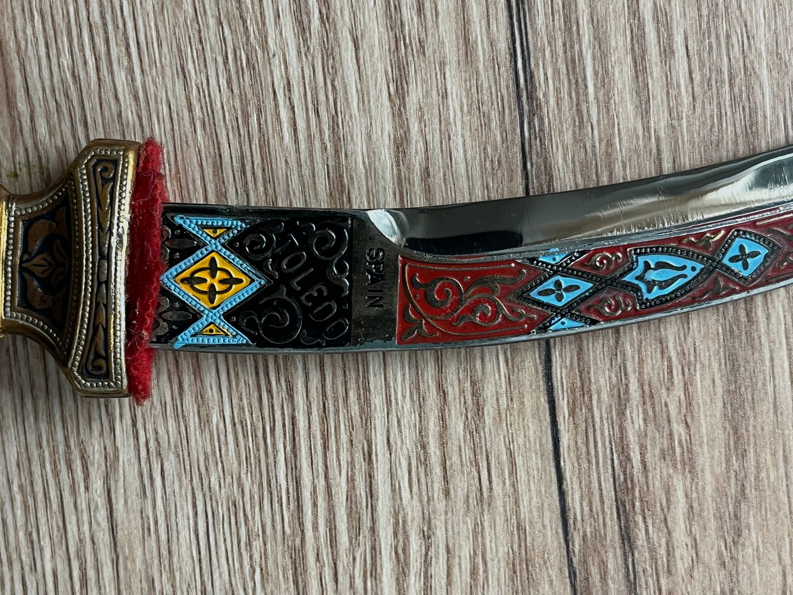 Cuchillo curvo vintage Toledo España
