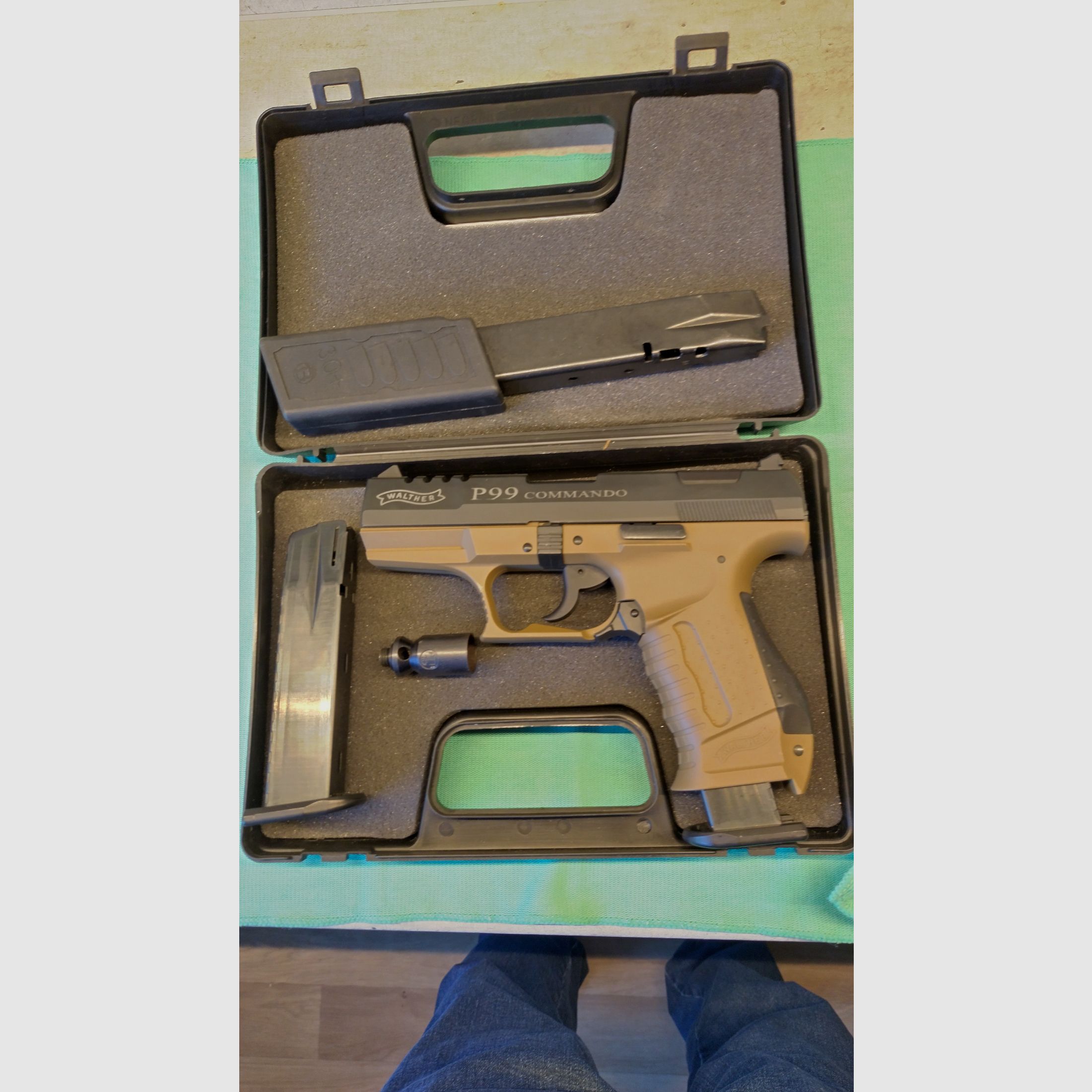 WALTER P99 pistola de fogueo calibre 9 mm P.A.K.