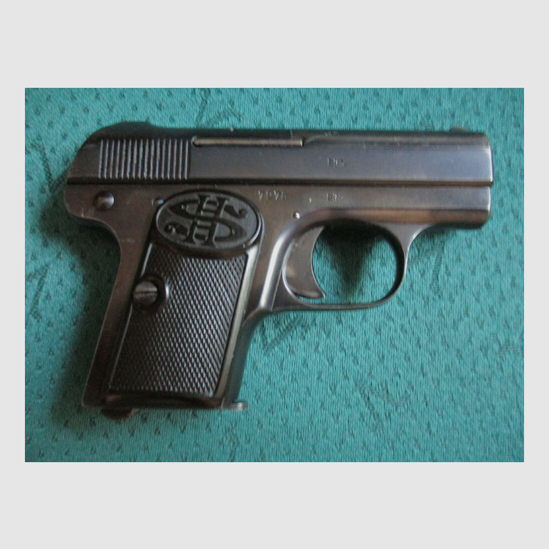 Pistole 6,35mm Haenel Schmeisser aus Sammlung