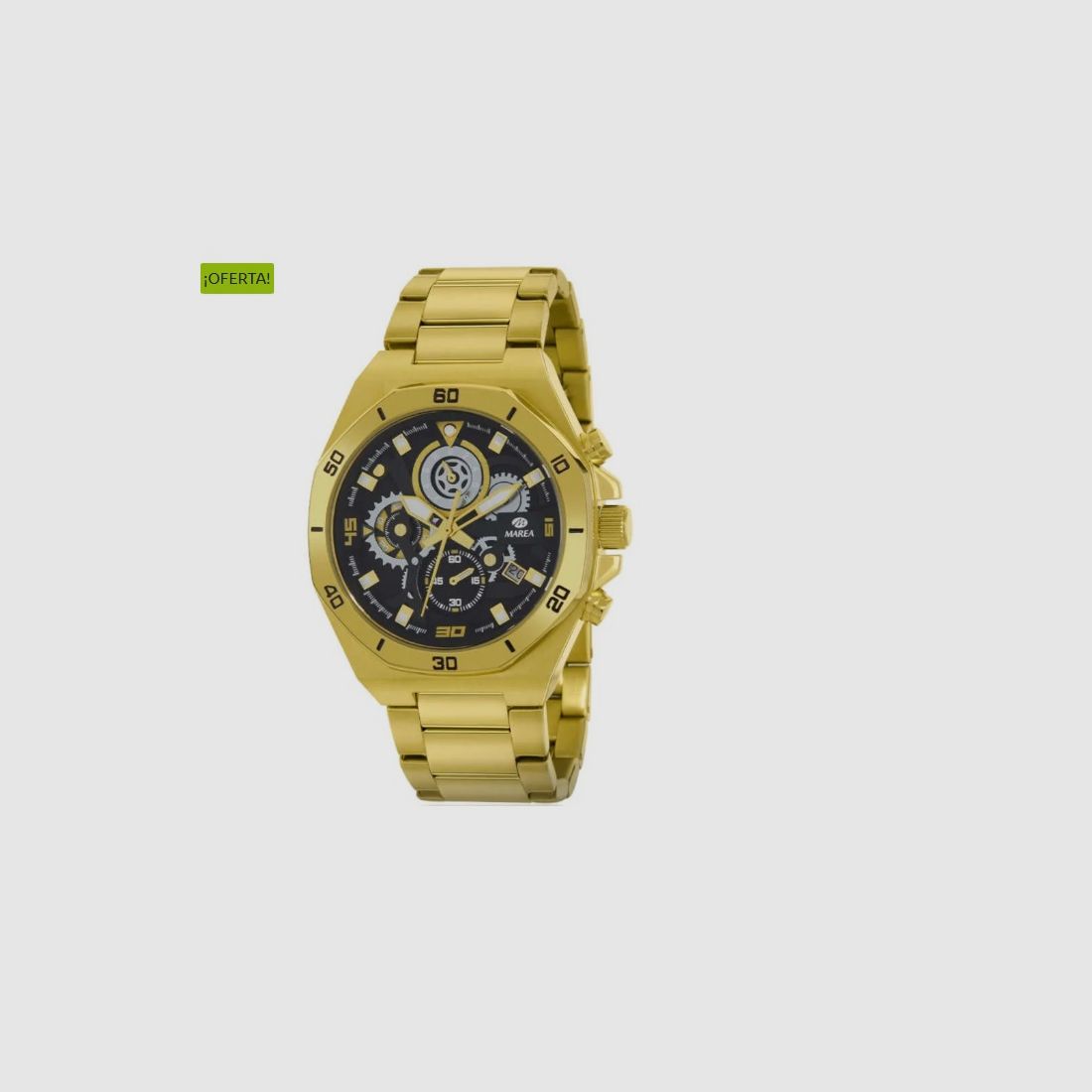 Marea Herrenarmbanduhr Edelstahl beschichtet