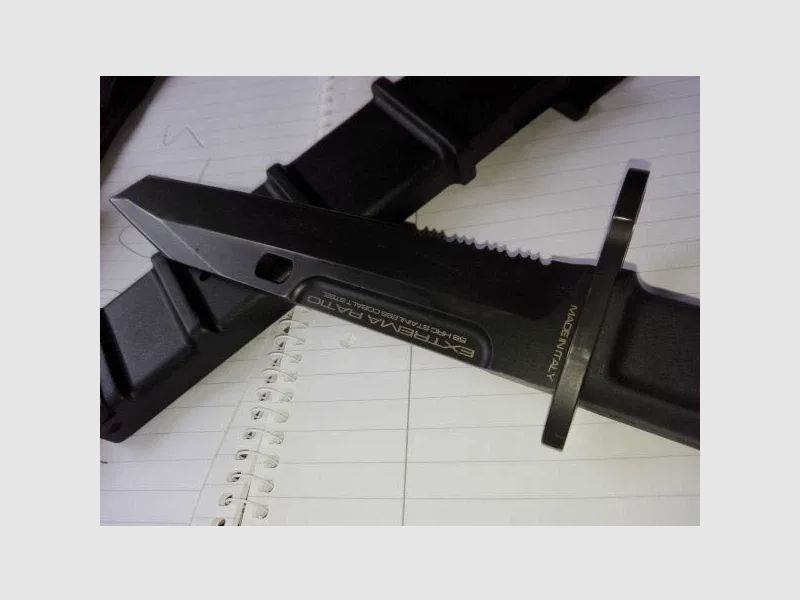 ¡Venta de emergencia! Extrema Ratio Fulcrum cuchillo de campo/bayoneta con funda compatible con MOLLE