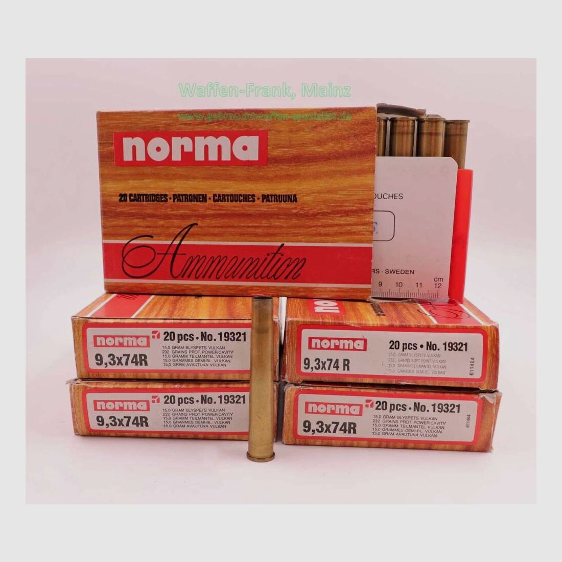 Norma Langwaffen Hülsen 9,3x74R