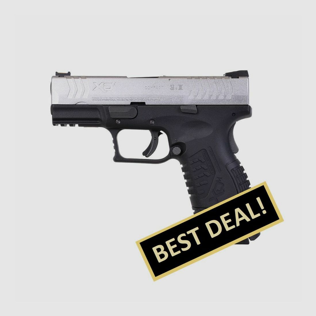 Springfield Armory Springfield XDM Compact Bicolor 4,5mm BB Pistola de Aire Co2 BlowBack, imagen 1 de 3