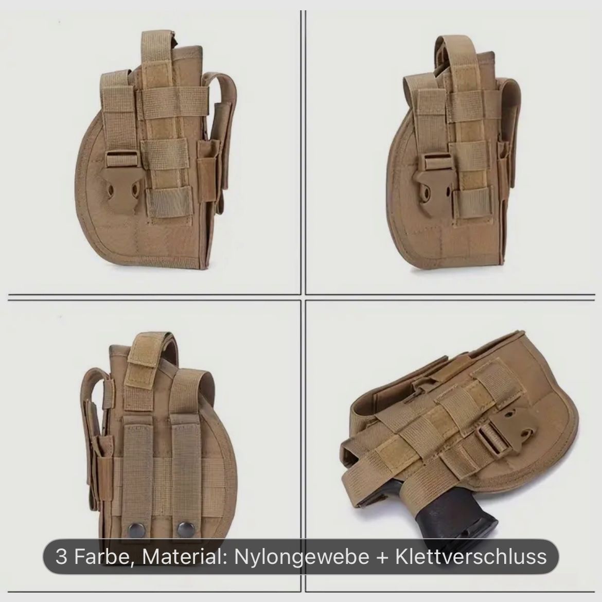 Holster Pistolen/Schreckschuss mit Getrenntem Magazin Halterung NEU