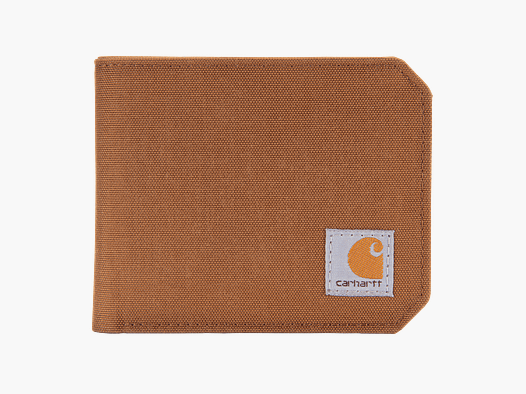 Carhartt Nylon Duck Bifold Wallet Men Carhartt Brown