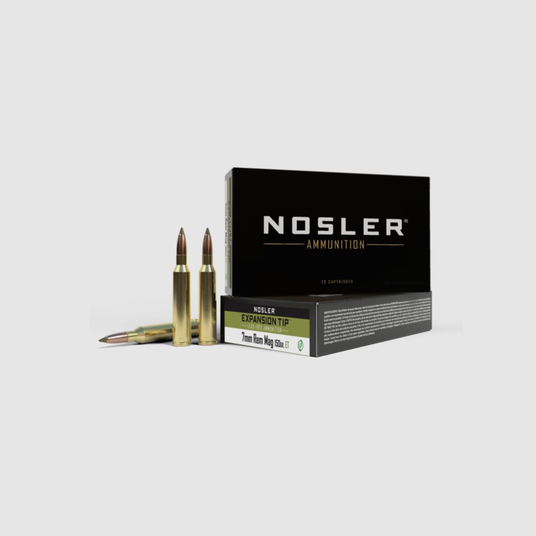 ETA 7mm Rem Mag 150g bleifreie expansive Munition., Bild 1 von 2
