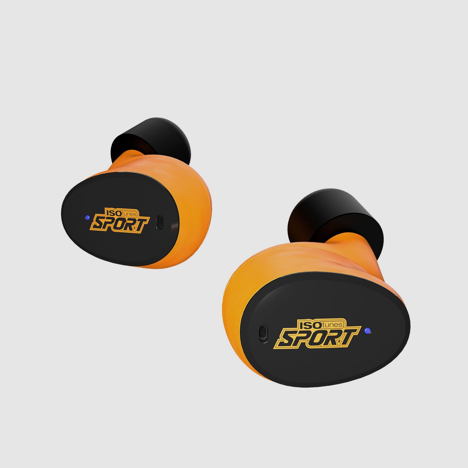 ISOtunes Caliber bouchons d'oreilles électroniques | orange - édition limitée