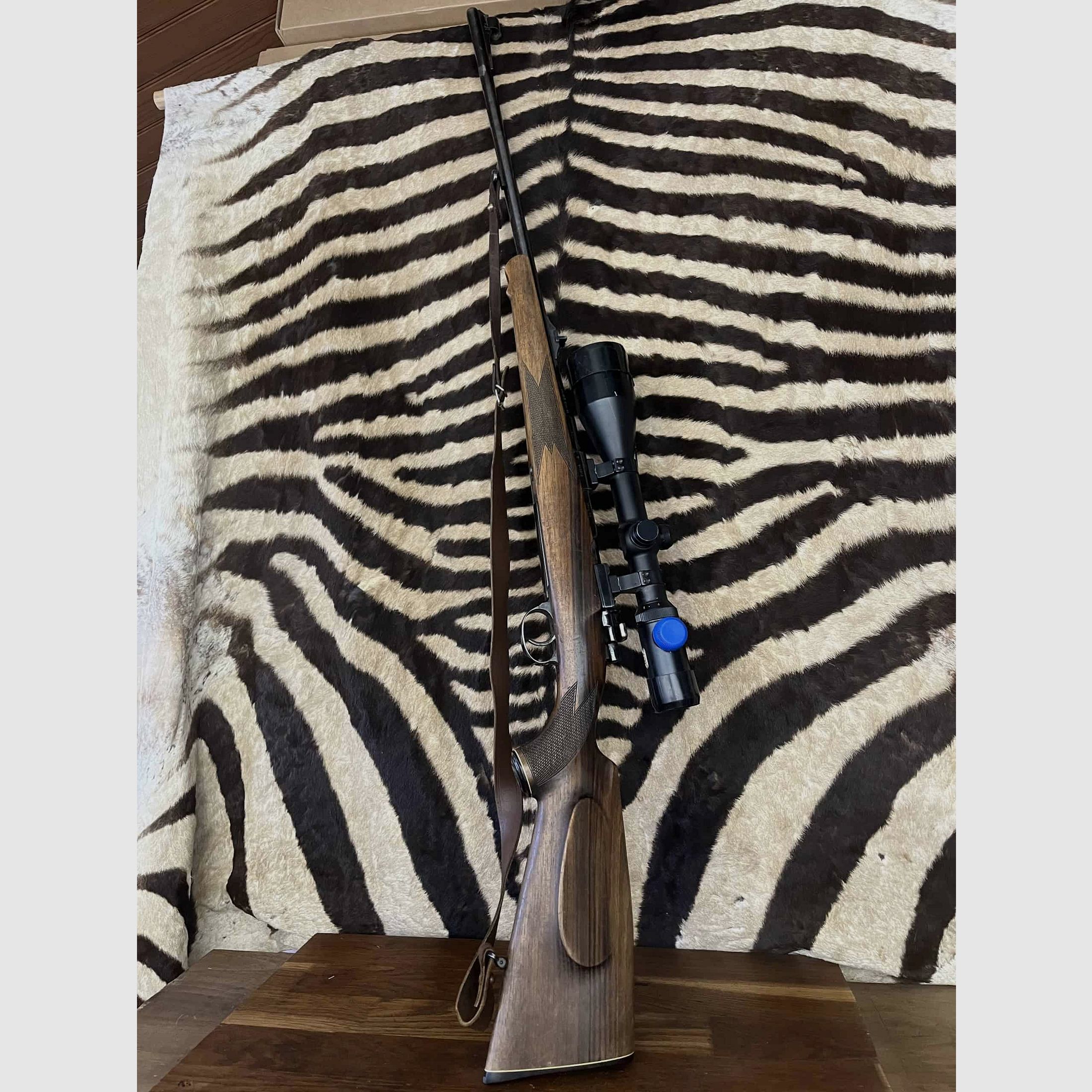 Carabine Mauser M98 cal.7×64 – ca.58cm – Lunette Titan Tasco 4-12×56, image 1 sur 11