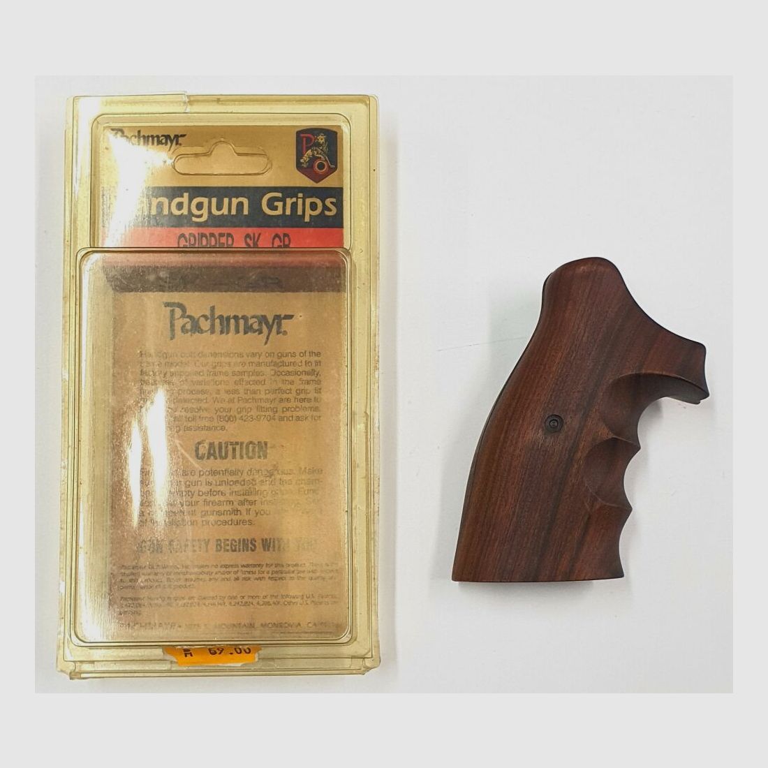 Pachmayr Griffschalen für S&W Revolver mit Round Butt K / L Frame