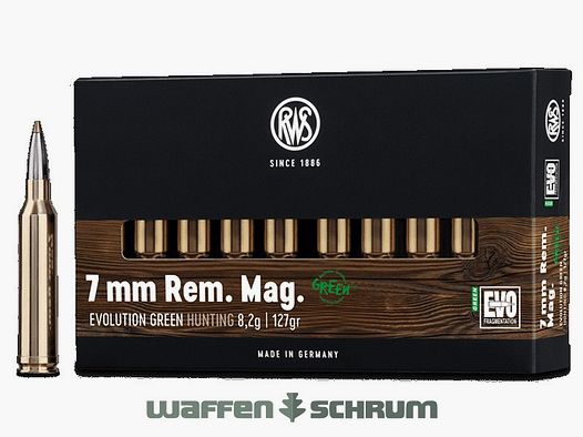 RWS Evo Green 8,2g - 127gr 7mmRemMag