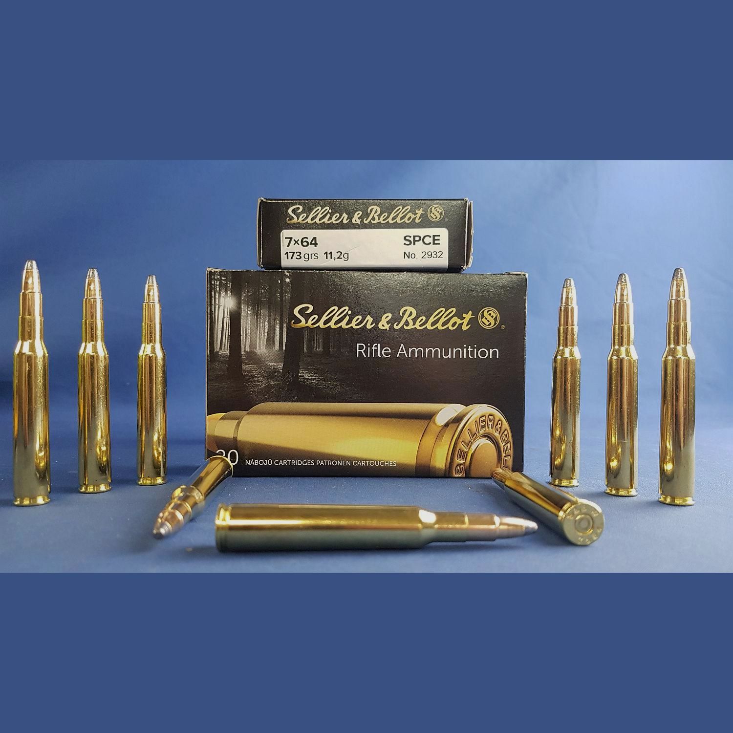 Sellier & Bellot 7×64 Teilmantel SPCE 11,2g/173grs.