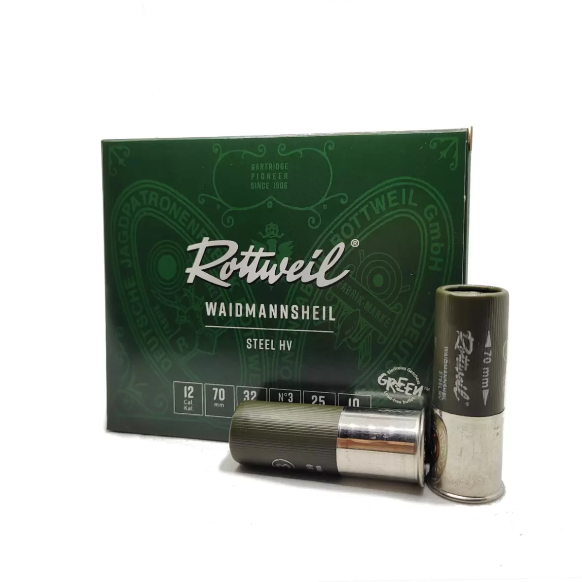 Rottweil 12/70 32 gram - 10 stk.