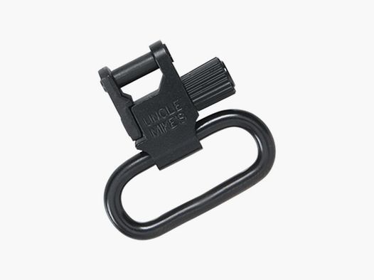 Uncle Mike's riemhaak zwart 1 1/4"