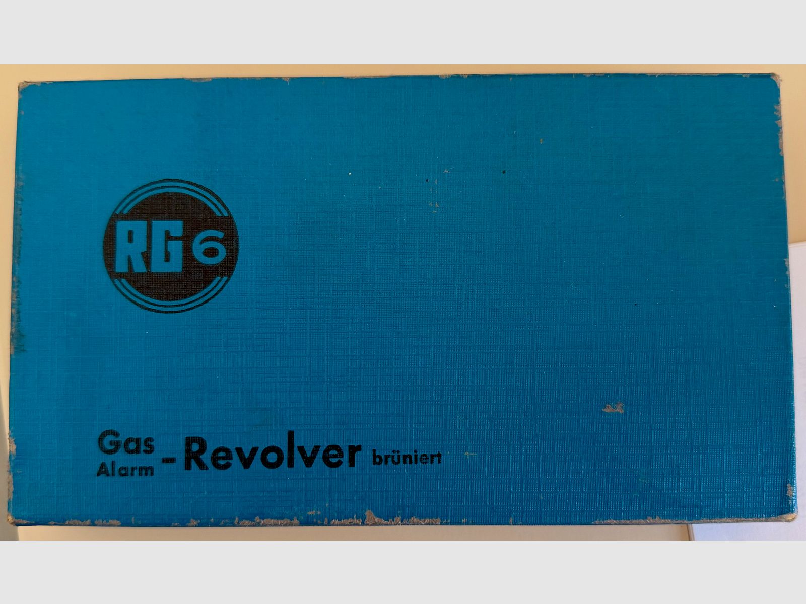 Röhm RG6 revólver de gas/alarma - sin número PTB con caja original y hoja de instrucciones - estado TOP