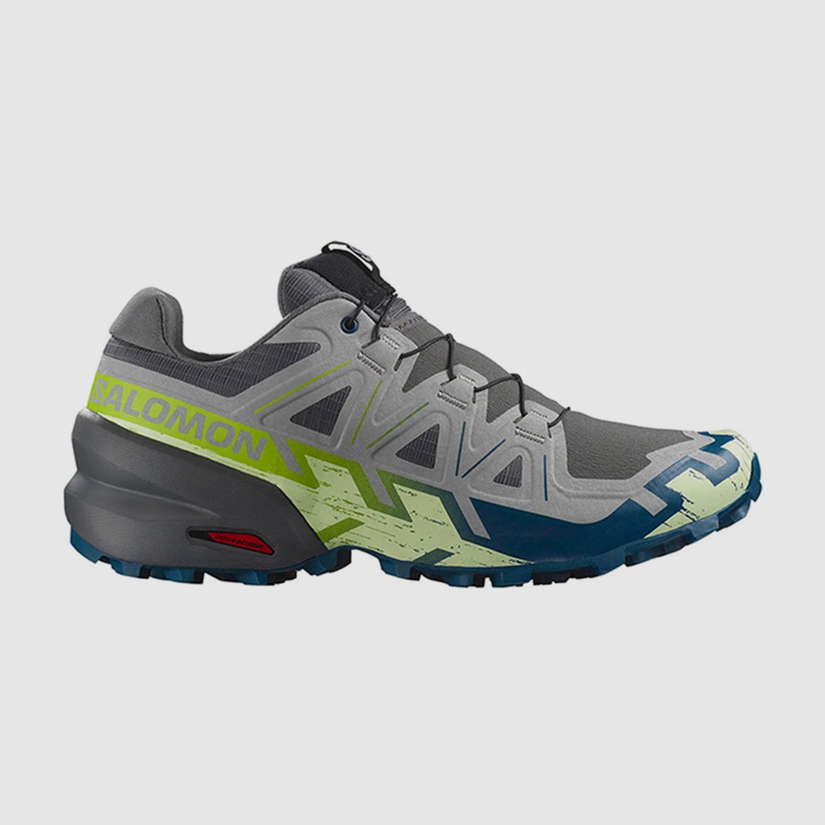 SALOMON – HEREN – SPEEDCROSS 6 Castle Rock/ Lime Cream / Poseidon, afbeelding 1 van 6