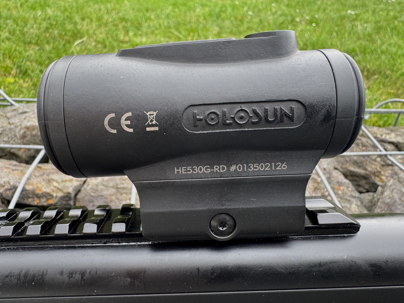 Browning BAR MK3 Tracker 9.3*62 with Holosun red dot sight and Picatinny rail - like new
