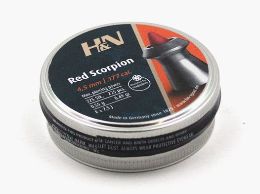 H+N, billes de carabine à air 4,5 mm Scorpion, 225 pcs.
