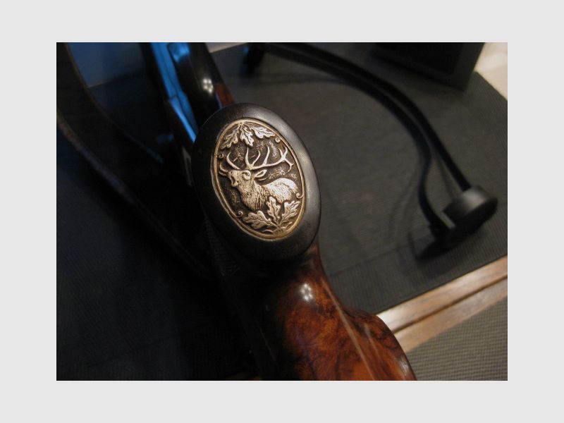 Droomachtige Blaser Black-Custom K95 met droomstock HK 9/10 in caliber .308 Winchester incl. LEICA Fortis 1,8-12x42i red dot sight L-4A (zoals ZEISS 60) en incl. 60 schoten RWS DK 10,7 gram