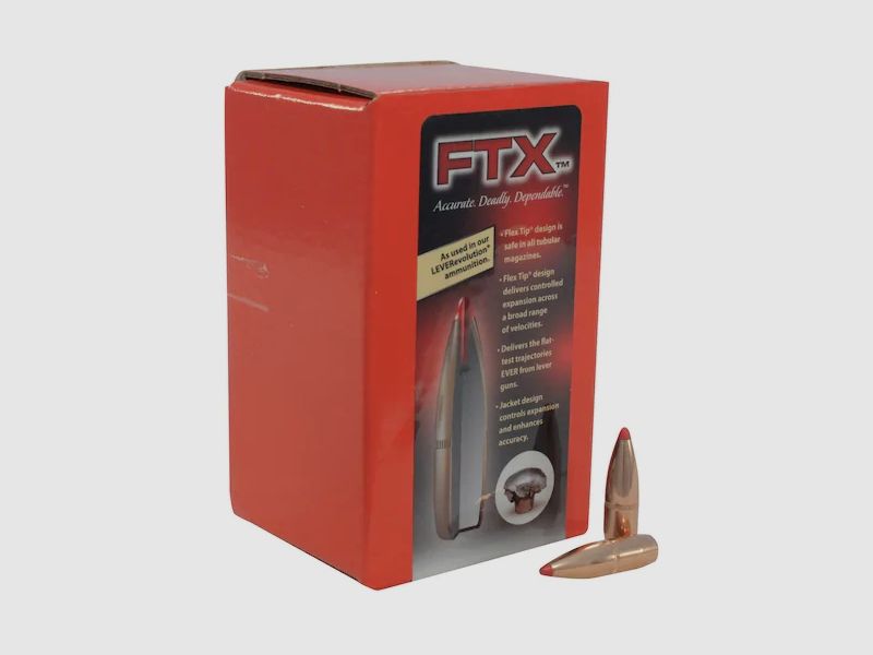 Hornady Geschoss .30/.308 (Marlin Express) FTX FLEX TIP 160GR 100 Stück