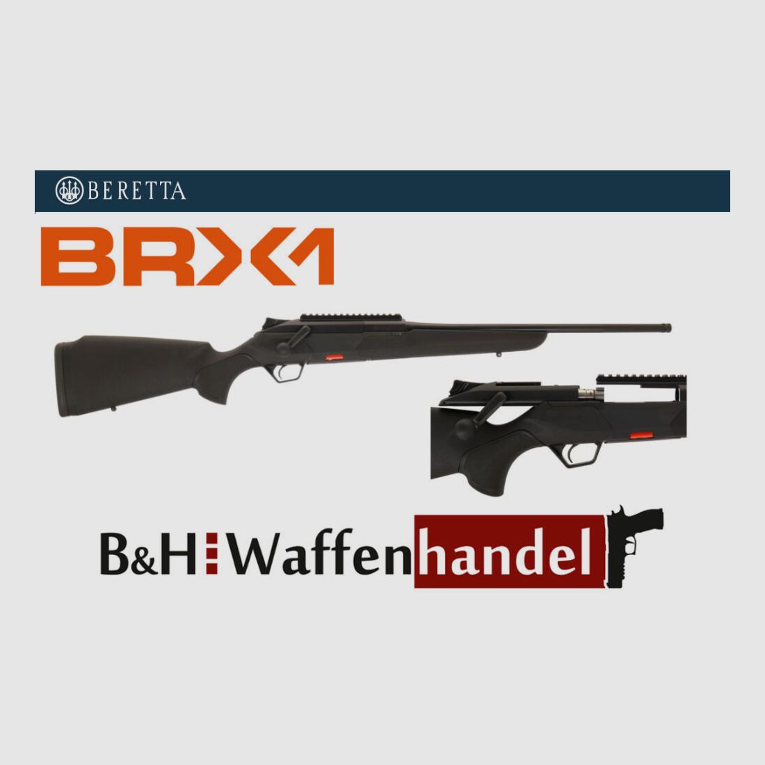 Beretta BRX1 kurz LL 51cm Geradezug Repetierer auf LINKS umbaubar BRX-1 BRX 1