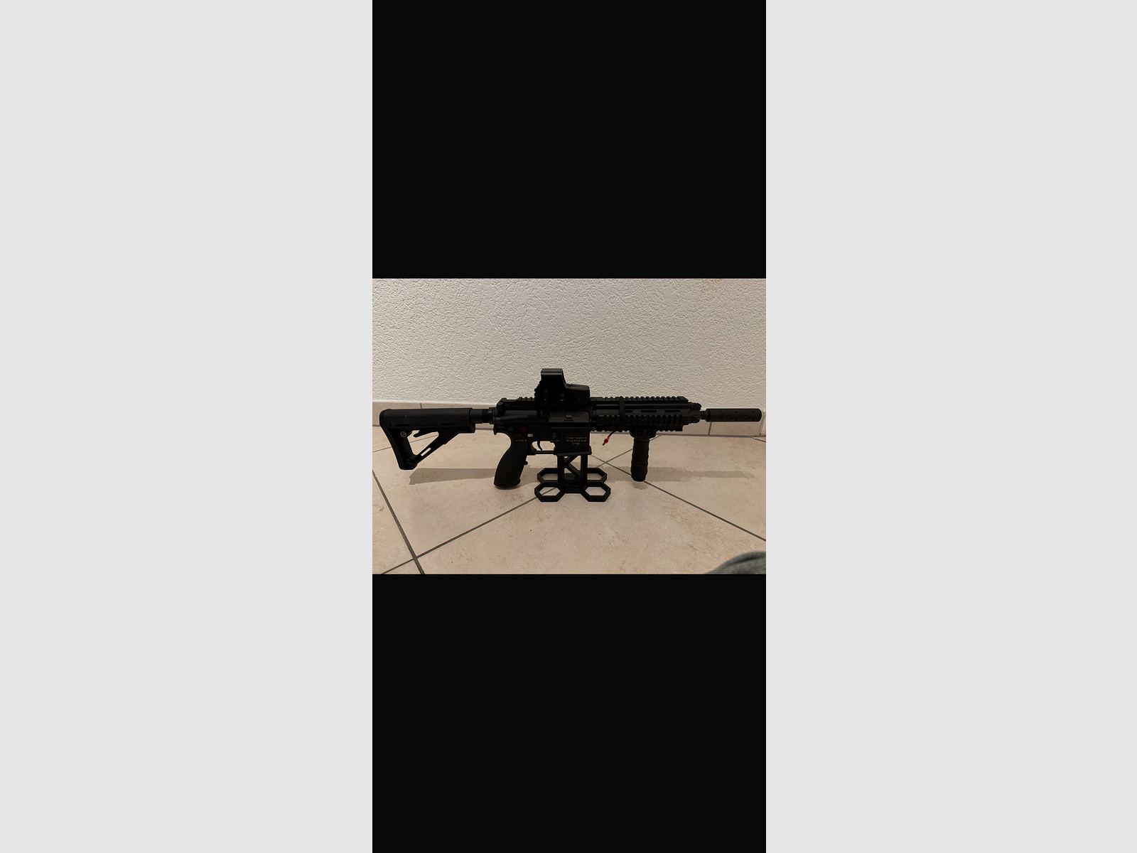 HK416C Airsoft inkl. Schalldämpfer & 2 Magazine