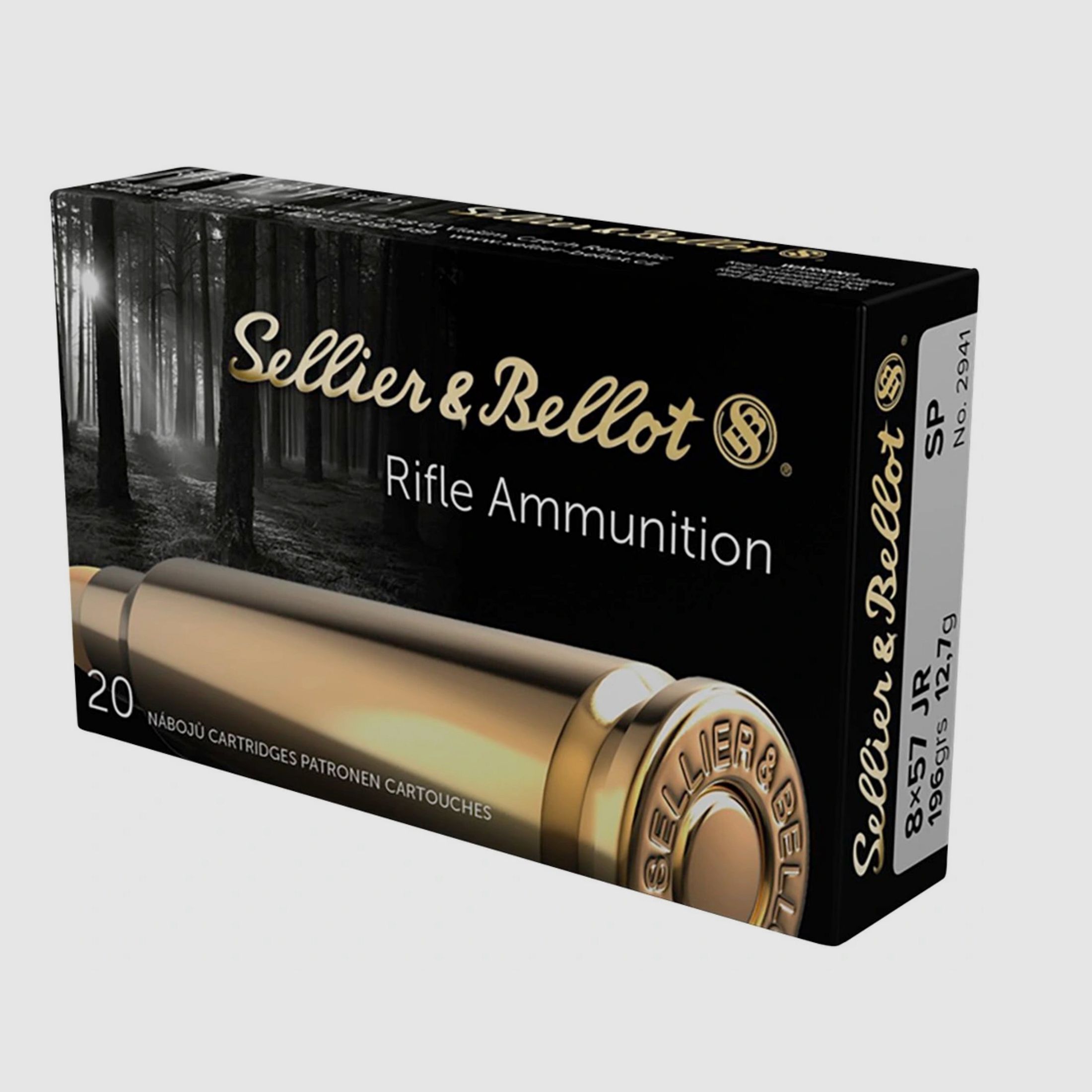 Sellier & Bellot 61136 8x57 IR półpłaszcz R 12,7g 196grs.