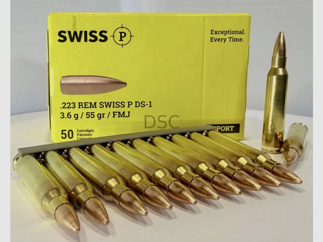 SWISS P .223 Rem. DS-1 3,6g/55gr