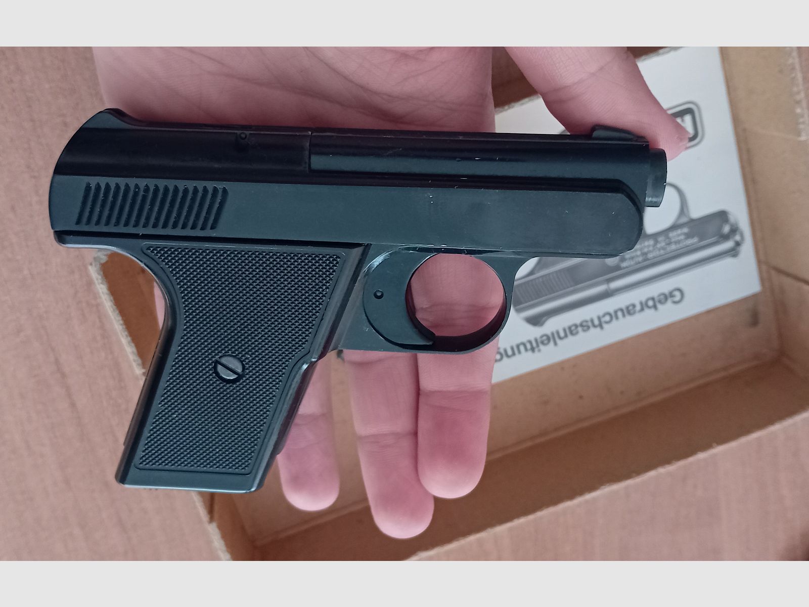 Ancien Reck Protector Autom. Mod. “G5” dans le premier PTB 12/ Cal. 8 mm Knall