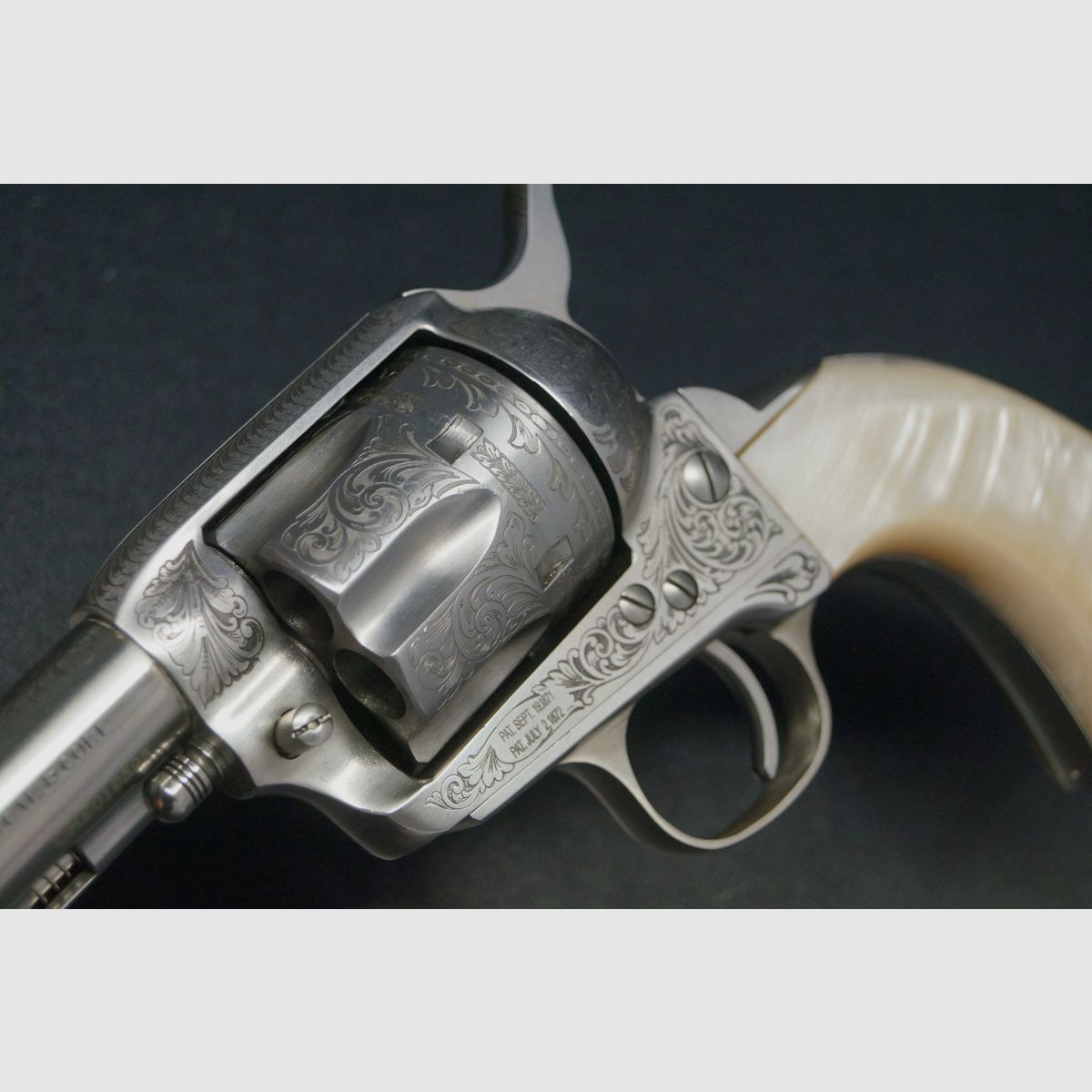 Uberti Cattleman Stainless Steel graviert .45 Colt, Bild 4 von 8