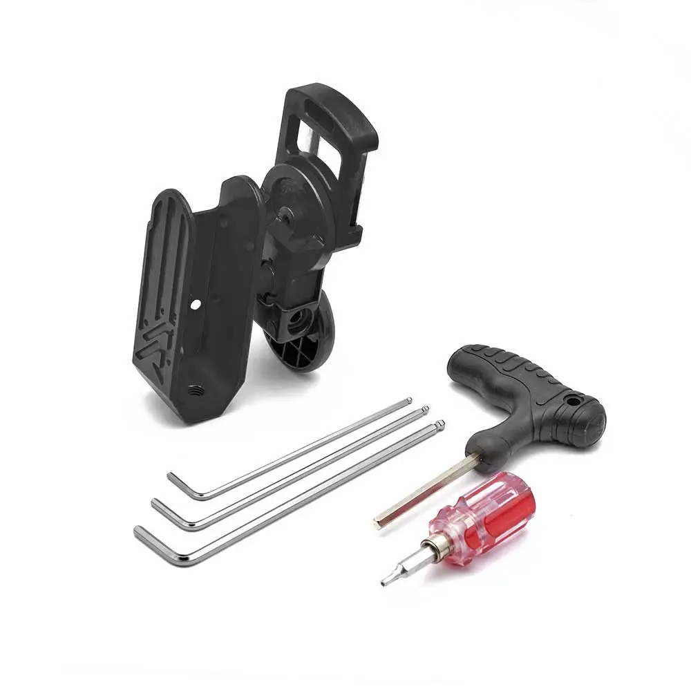Double Alpha Academy Holster RH ohne Einsätze, Aluminium, grau