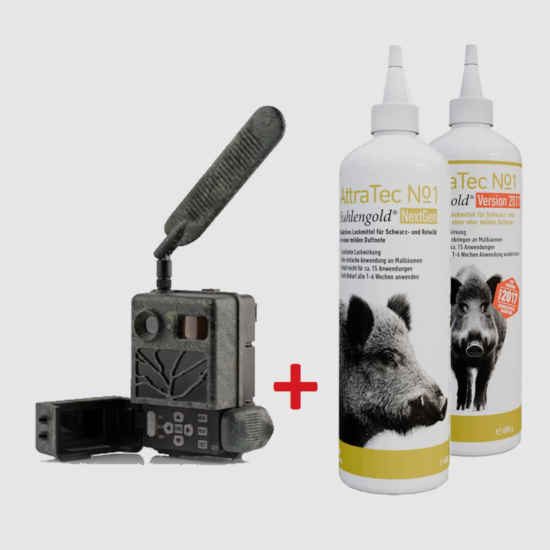 ZEISS Secacam 3 Funk Wildkamera + AttraTec No1 Suhlengold im Set