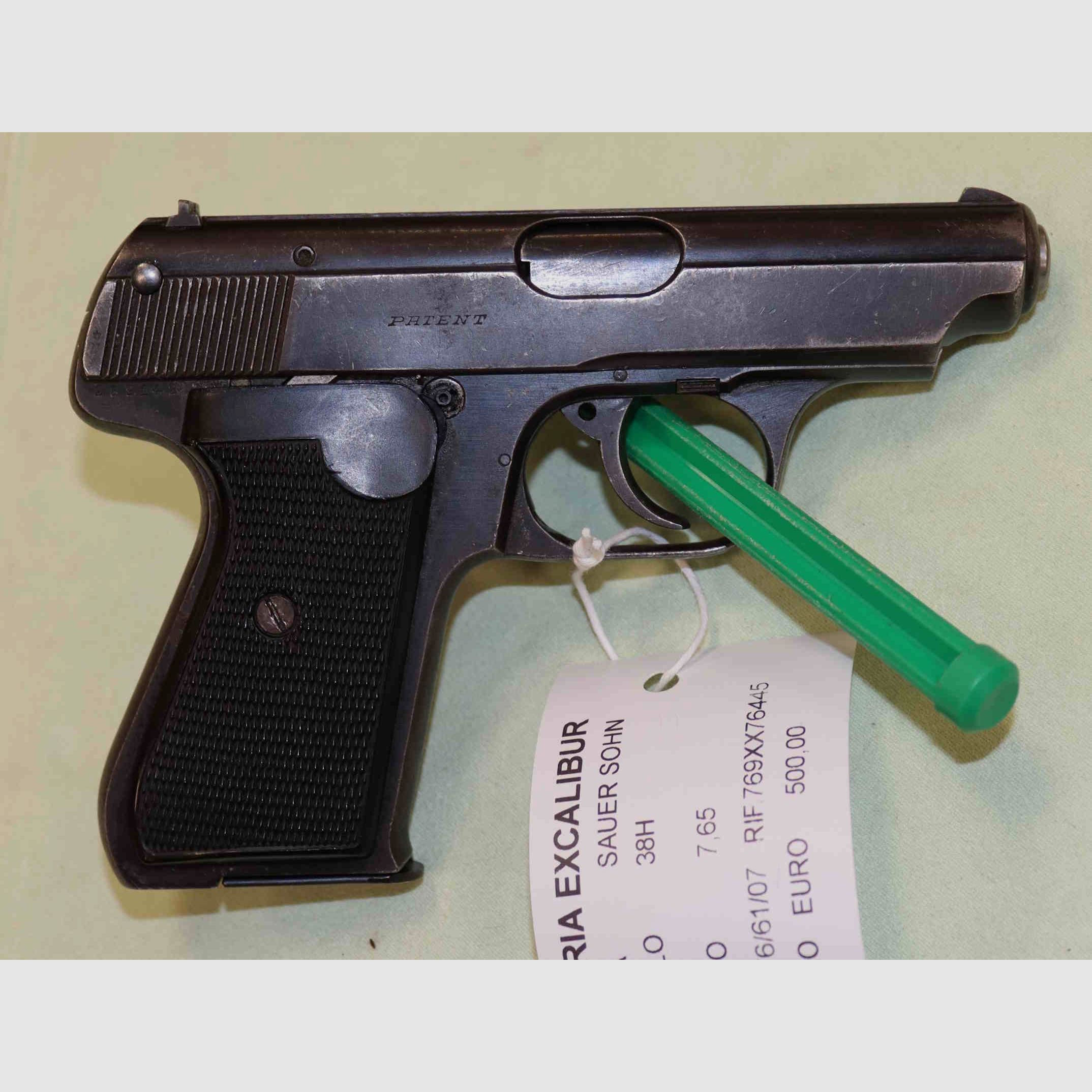 Pistole Sauer & Sohn Modell 38H Kaliber 7.65, Bild 4 von 5
