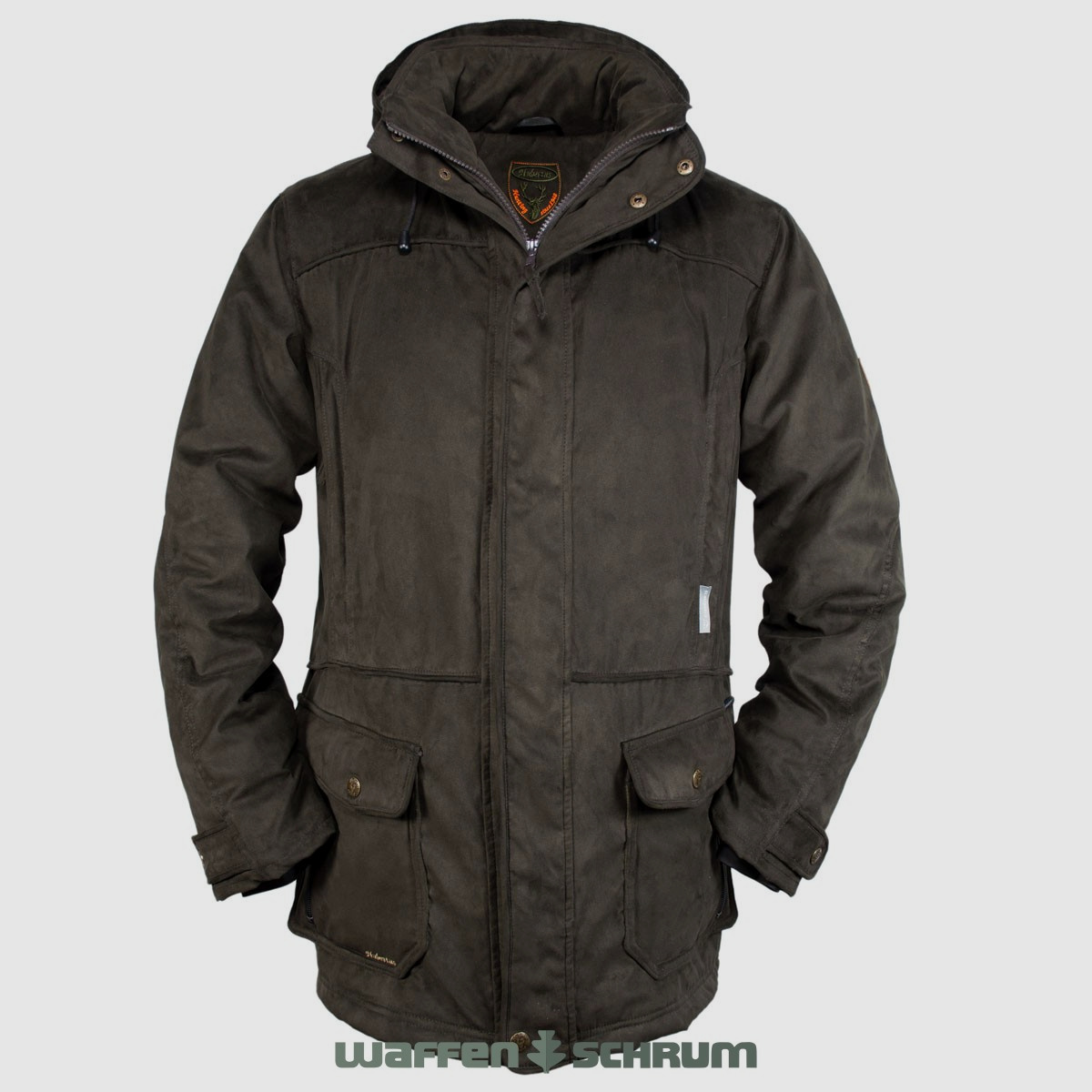 Hubertus Jacke Climashield Schwarzwald  Olive-Braun