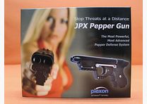 Piexon Jet Protector JPX Gen1: Abschussgerät für Reizstoff (Pfefferspray) Polymer schwarz 10%OC (ÜBERLAGERT!) mit zusätzlichem Trainingsmagazin