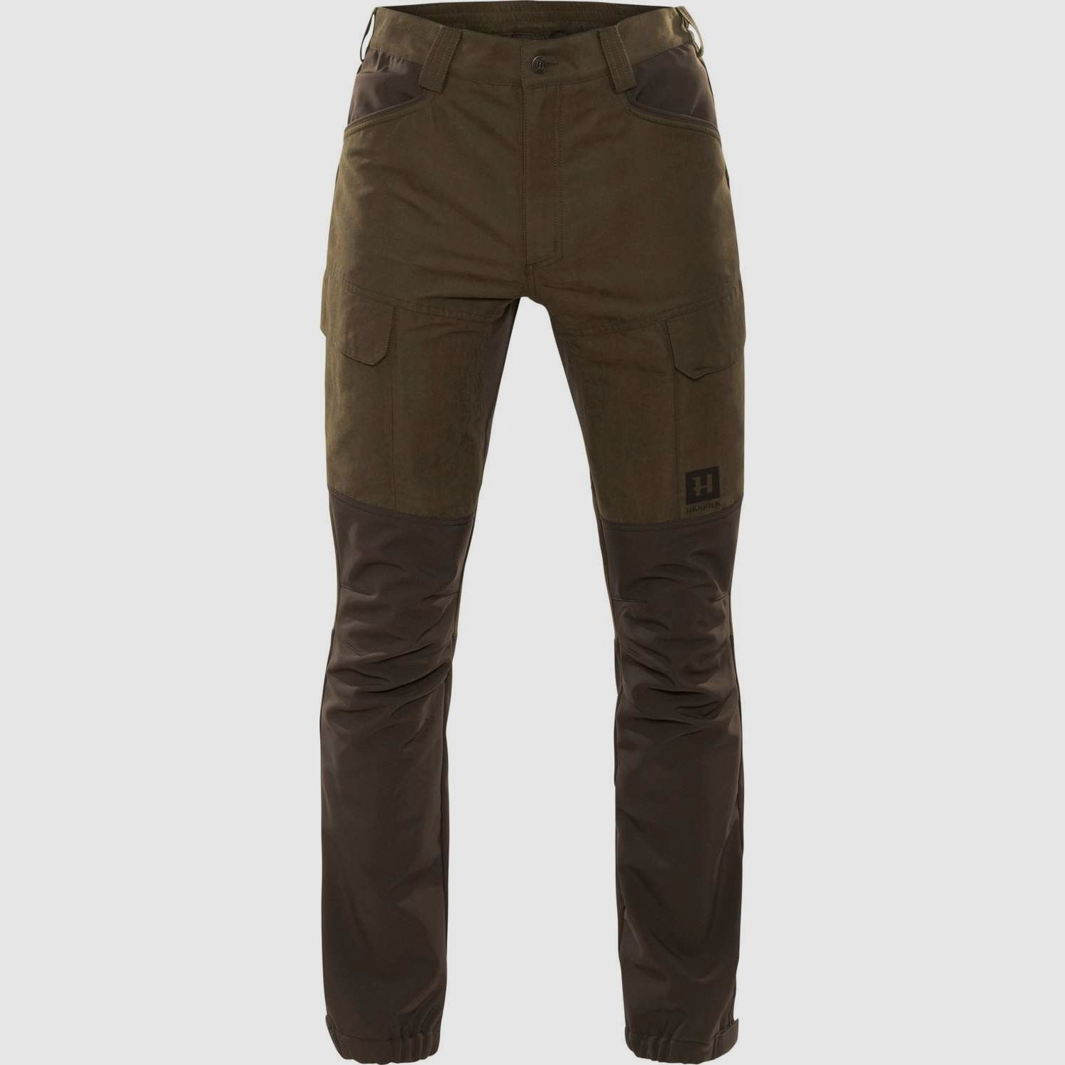 Härkila Skandynawskie Spodnie Willow green/Deep brown
