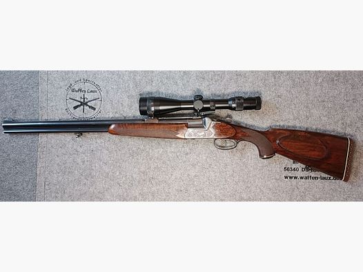 Franz Sodia Ferlach Bockbüchsflinte mit K&S Einstecklauf + ZF Doctor 2,5-10x48