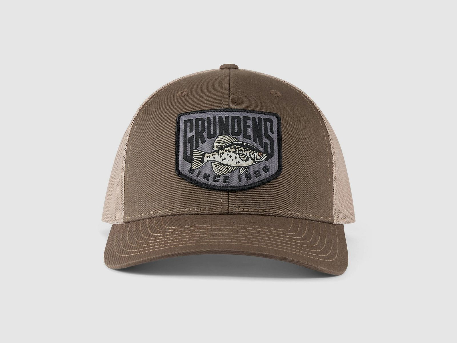 Grundens Crappie Patch Trucker Driftwood/Khaki