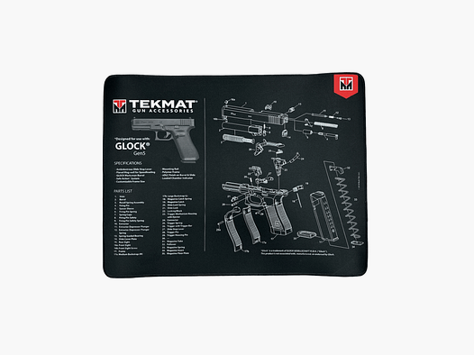 TAPPETINO – TEKMAT – PREMIUM MAT GLOCK GEN5 51x38cm
